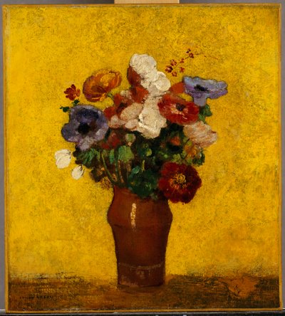 زهور بواسطة Odilon Redon