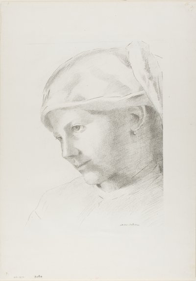 بنت بواسطة Odilon Redon