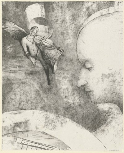 الفن السماوي L'art Celeste (العنوان على الكائن) بواسطة Odilon Redon