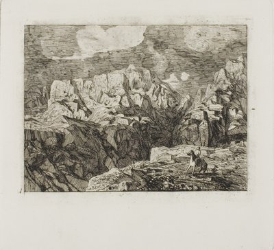 فارس في الجبال بواسطة Odilon Redon