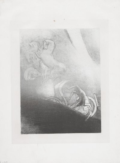 يقع في الهاوية ... بواسطة Odilon Redon