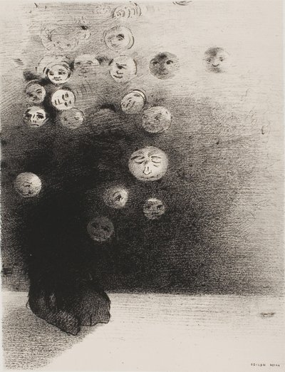 هل ليس هناك عالم غير مرئي ، من المحلف بواسطة Odilon Redon