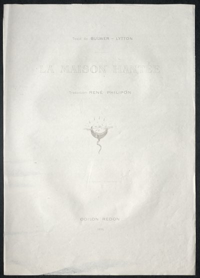 البيت المسكون ، 1896. بواسطة Odilon Redon