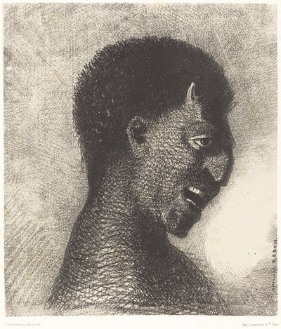 الساتير بابتسامة ساخرة بواسطة Odilon Redon