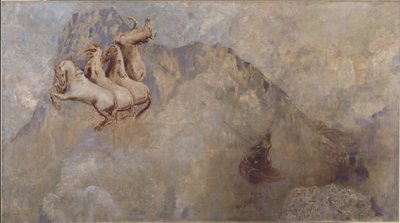عربة الشمس، حوالي عام 1910 (لوحة زيتية على قماش) بواسطة Odilon Redon