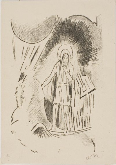 رجل على بيغاسوس بواسطة Odilon Redon