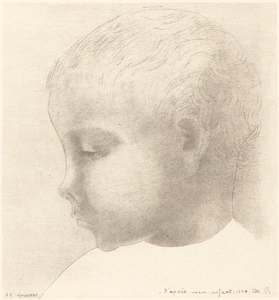 Mon Enfant (طفلي) بواسطة Odilon Redon