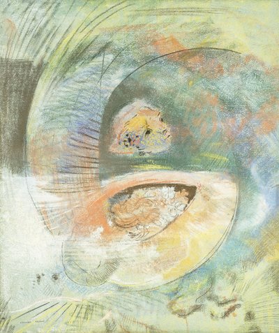وحش الغواصة وحش تحت الماء ، c.1900 بواسطة Odilon Redon