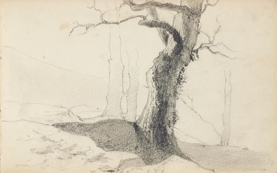 صفحة من كراسة الرسم ، "بلاد الباسك" بواسطة Odilon Redon