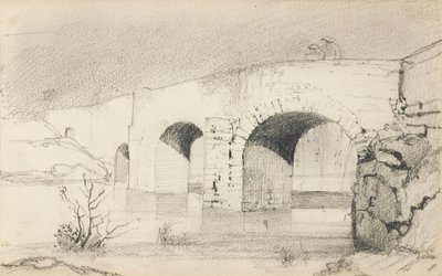 صفحة من كراسة الرسم ، "بلاد الباسك" بواسطة Odilon Redon