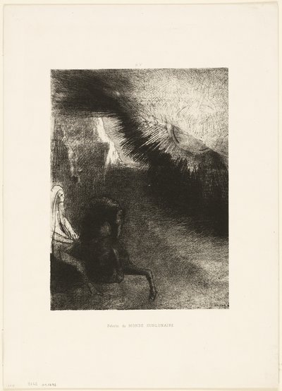 حاج العالم القمري ، لوحة 5 من 6 بواسطة Odilon Redon