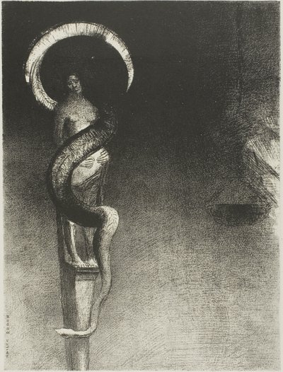 الثعبان هالو بواسطة Odilon Redon