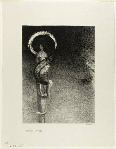 ثعبان هالو بواسطة Odilon Redon