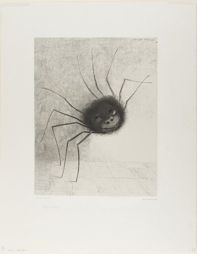 العنكبوت بواسطة Odilon Redon
