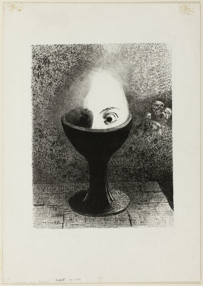 البيضة بواسطة Odilon Redon