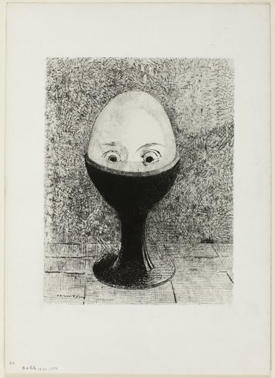 البيضة بواسطة Odilon Redon