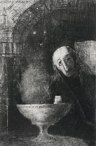 البحث اللانهائي ، من الليل ، 1886 بواسطة Odilon Redon