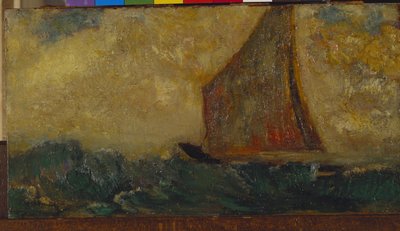 القارب الصوفي بواسطة Odilon Redon