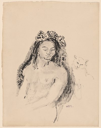 ملكة سبأ بواسطة Odilon Redon