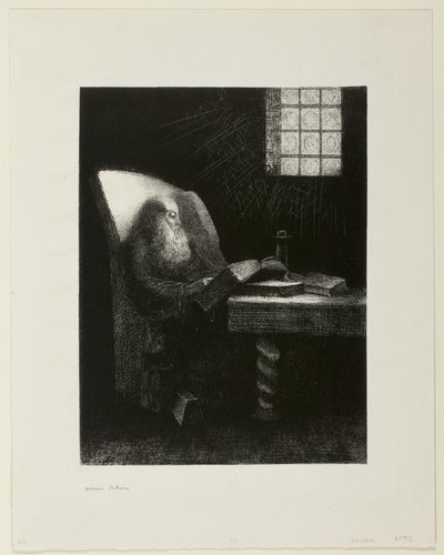 القارئ بواسطة Odilon Redon