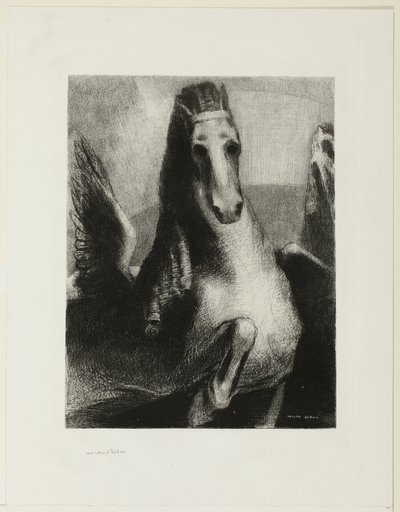 الجناح بواسطة Odilon Redon