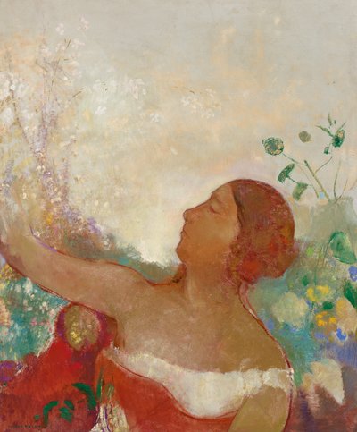 الطفلة المقدرة، أوفيليا بواسطة Odilon Redon