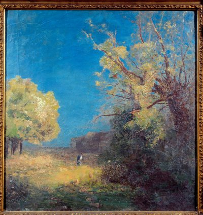 الطريق لديه peyrelebade. لوحة لأوديلون ريدون (1840-1916) بواسطة Odilon Redon
