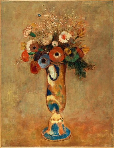 إناء الزهور ، 1912 بواسطة Odilon Redon