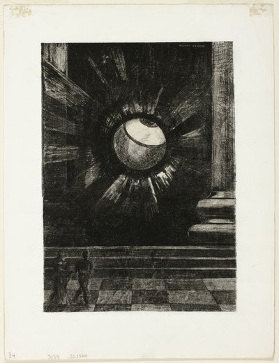 الرؤية ، اللوحة الثامنة من In Dreams بواسطة Odilon Redon