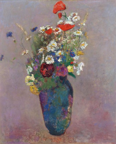 الرؤية: إناء من الزهور par Redon ، Odilon (1840-1916) بواسطة Odilon Redon