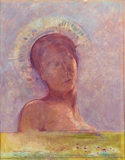 عيون حازمة - عيون مغلقة - رسم بواسطة Odilon Redon بواسطة Odilon Redon