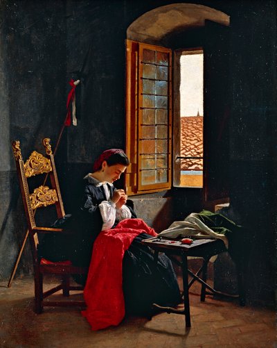 April 26 1859 in Florence بواسطة Odoardo Borrani