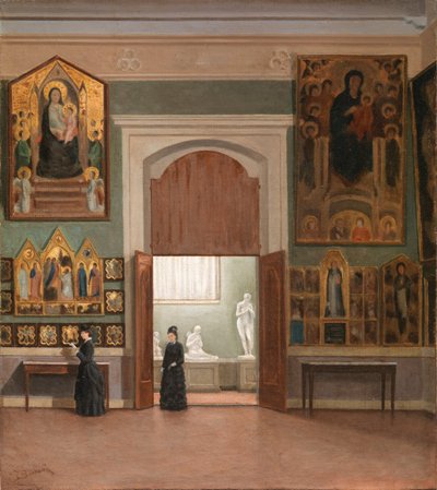 في معرض أكاديميا للفنان أودواردو بوراني بواسطة Odoardo Borrani