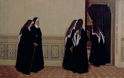 في الجوقة بواسطة Odoardo Borrani