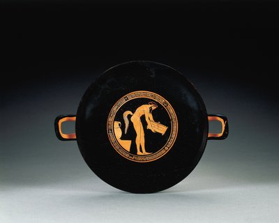 kylix العلية الحمراء ، حوالي 470 قبل الميلاد بواسطة أوديب الرسام