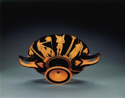 kylix العلية الحمراء ، حوالي 470 قبل الميلاد بواسطة أوديب الرسام