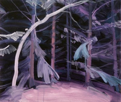 Forêt-noire 2، 2017 (أكريليك على قماش) بواسطة أوليفييه موريل
