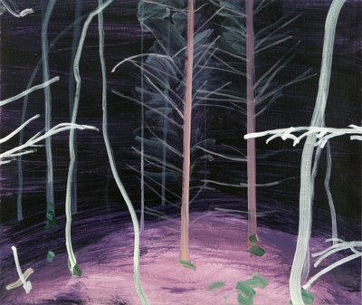Forêt-noire 6، 2017 (أكريليك على قماش) بواسطة أوليفييه موريل