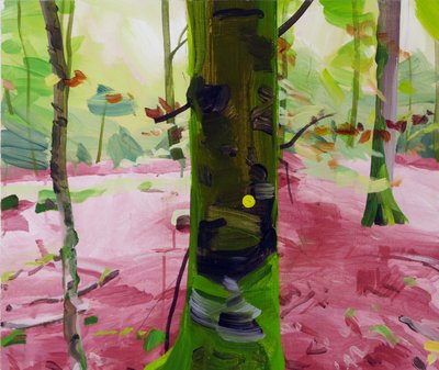 Forêt 18، 2017 (أكريليك على قماش) بواسطة أوليفييه موريل