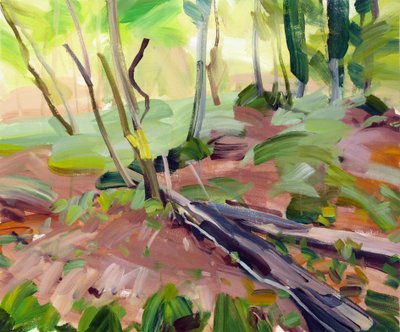Forêt 24، 2017 (أكريليك على قماش) بواسطة أوليفييه موريل