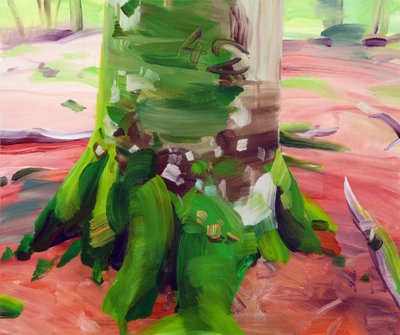 Forêt 27، 2017 (أكريليك على قماش) بواسطة أوليفييه موريل