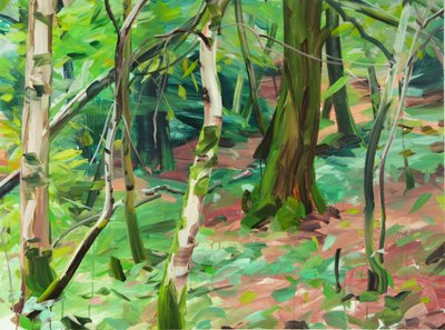 Forêt 6، 2015 (أكريليك على قماش) بواسطة أوليفييه موريل