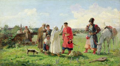 إلى مضيف زابوروجيان ، 1889 بواسطة أوباناس جورجيفيتش سلاسيون