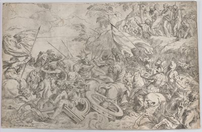 عبور البحر الأحمر ، 1583 ، 1583. بواسطة Orazio Farinati