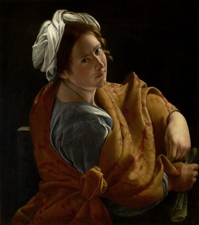 صورة لامرأة شابة كعرافة ، حوالي عام 1620 (زيت على قماش) بواسطة أورازيو جينتيليشي