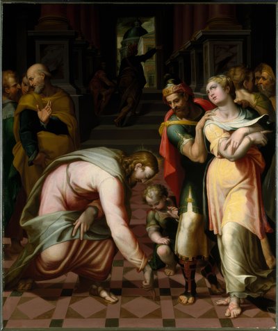 Christus und die Ehebrecherin بواسطة Orazio Samacchini