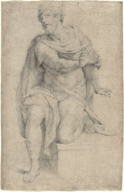 دراسة قديس راكع بواسطة Orazio Samacchini