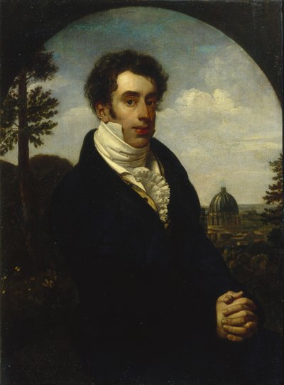 صورة للأمير ألكسندر ميخائيلوفيتش غوليتسين 1798-1858 ، 1819 بواسطة أوريست أداموفيتش كيبرينسكي