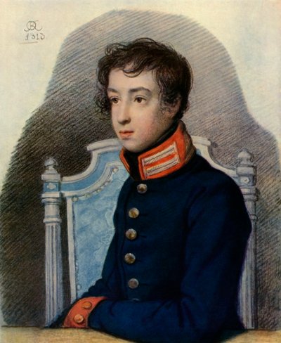 صورة الكسندر بافلوفيتش باكونين ، 1813 ، 1965. بواسطة Orest Adamovich Kiprensky