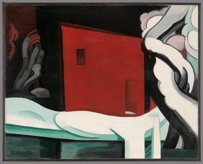 الثلج والتوهج بواسطة Oscar Bluemner